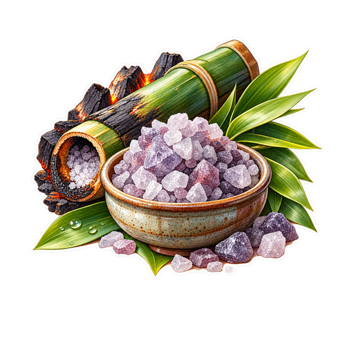 Jugyeom (Bamboo salt) sticker illustration
