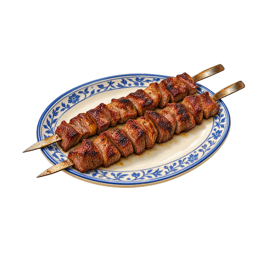 Kabab chenjeh sticker illustration