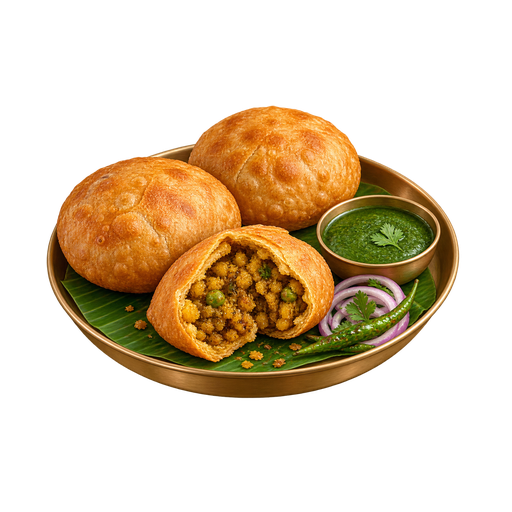 Kachori sticker illustration