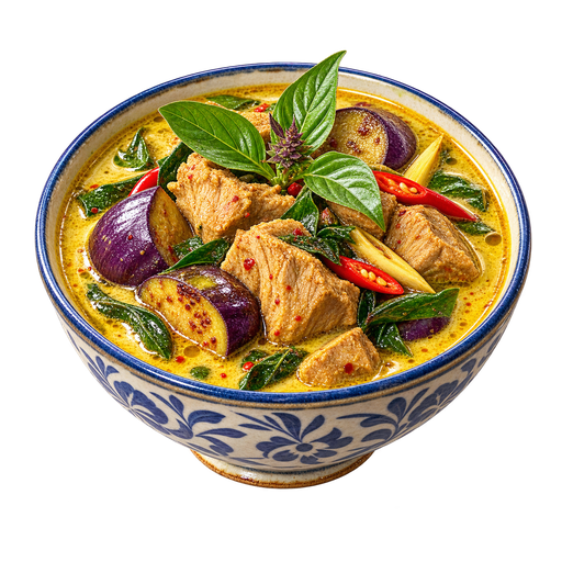 Lao Curry sticker illustration
