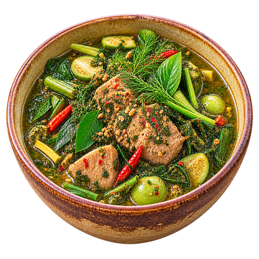 Kaeng om (Isan-Style Curry) sticker illustration