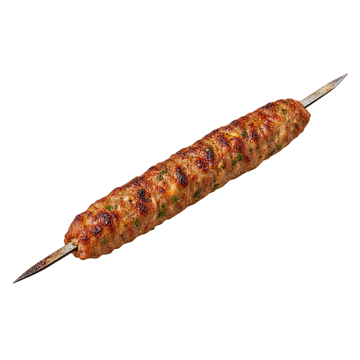 Kakori kebab sticker illustration