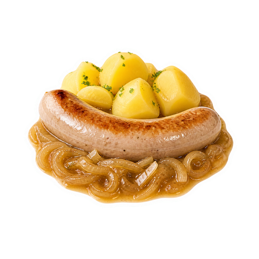 Glarner Kalberwurst sticker illustration