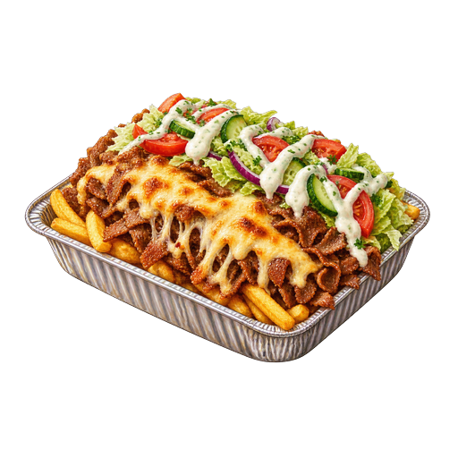 Kapsalon sticker illustration
