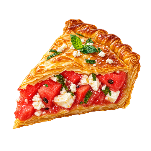 Karpouzopita sticker illustration