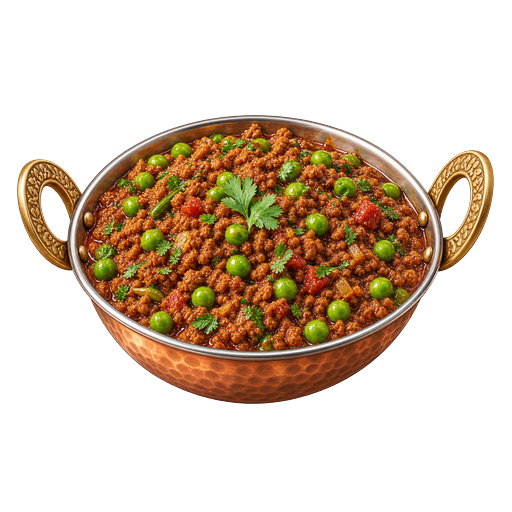 Keema Matar sticker illustration