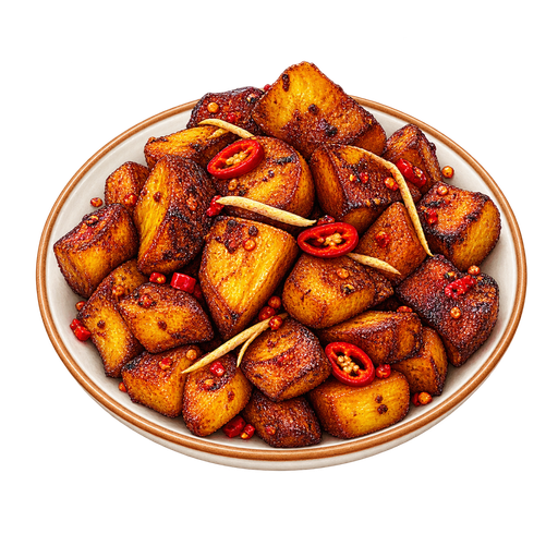 Kelewele sticker illustration