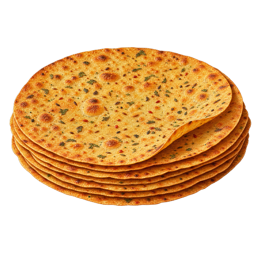 Khakhra sticker illustration
