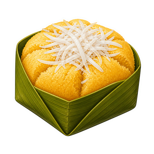 Khanom tan sticker illustration