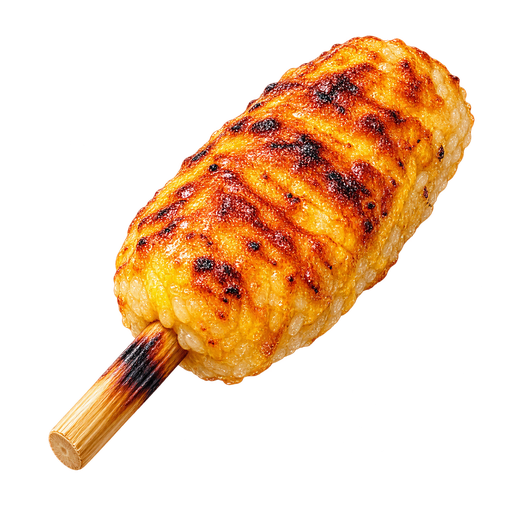 Grilled Sticky Rice sticker illustration