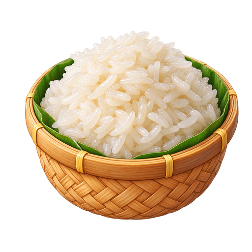 Khao Kai Noi Rice sticker illustration