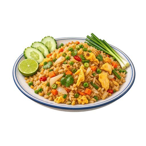 Khao Phat sticker illustration