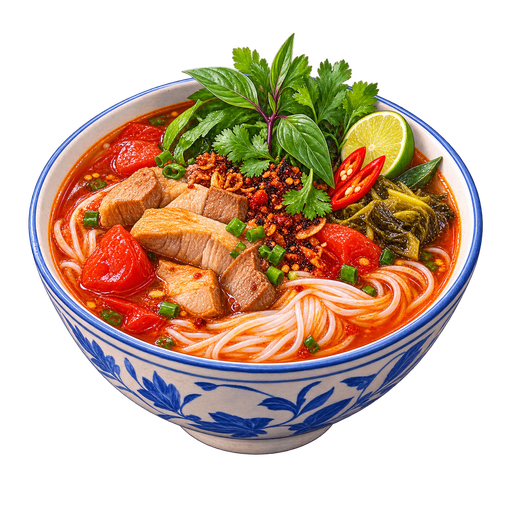 Khao Soi Lao sticker illustration