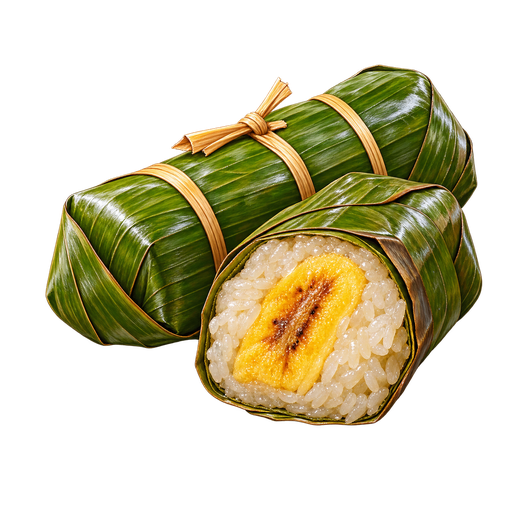 Banana Leaf Sticky Rice sticker illustration
