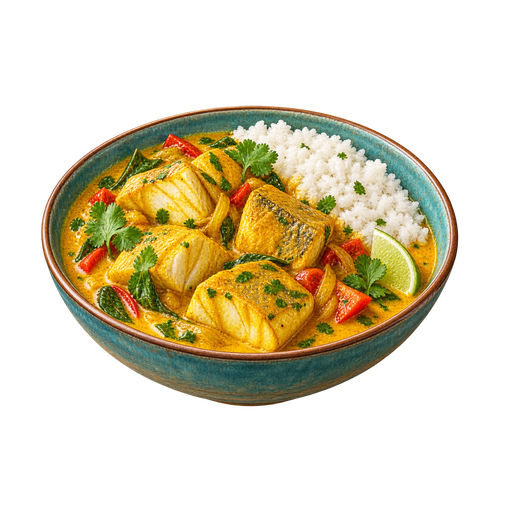 Kiribati Fish Curry sticker illustration