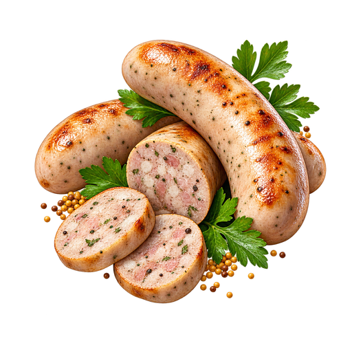 Kiełbasa biała parzona Wielkopolska sticker illustration