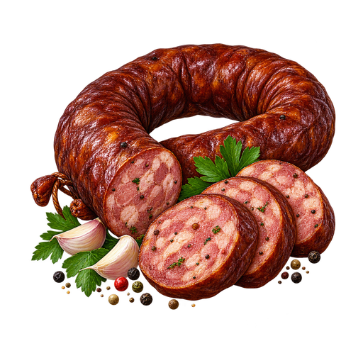 Kiełbasa piaszczańska sticker illustration