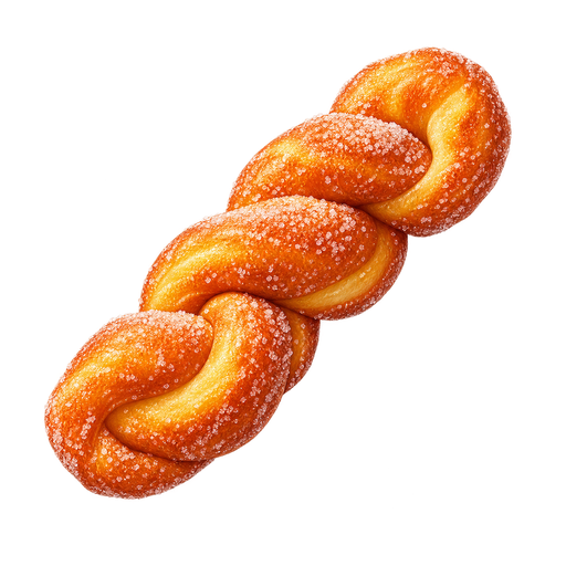 Kkwabaegi (Korean Twisted Donuts) sticker illustration