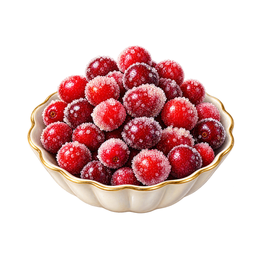 Sugared Cranberries sticker illustration