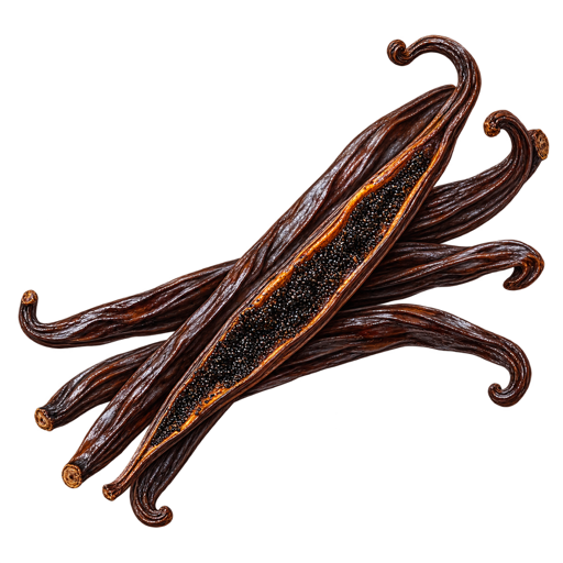 Comorian Vanilla sticker illustration