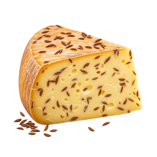 Caraway Cheese sticker illustration