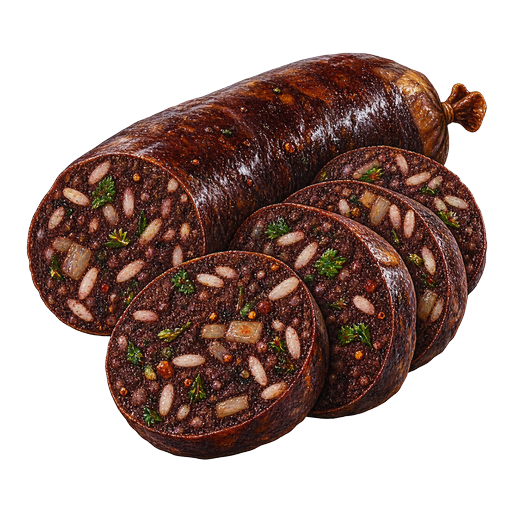 Kittitian Black Pudding sticker illustration
