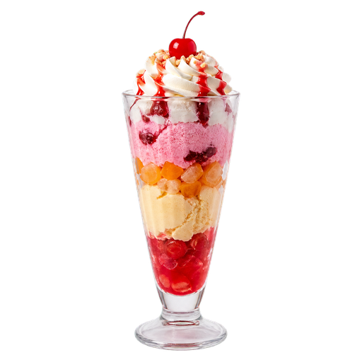 Knickerbocker Glory sticker illustration