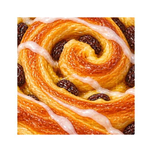 Koffiekoek sticker illustration