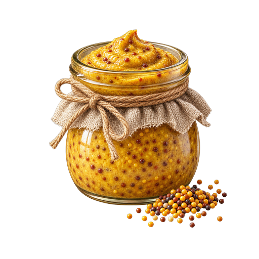 Kökar Mustard sticker illustration
