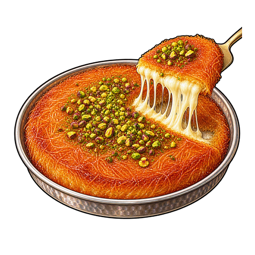 Konafa sticker illustration