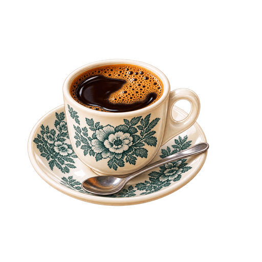 Kopi sticker illustration