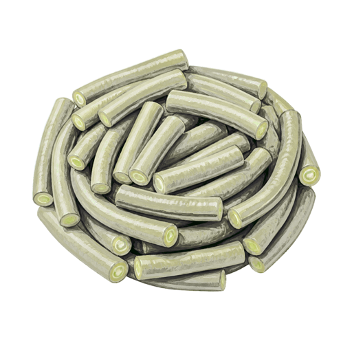 Yardlong bean sticker illustration