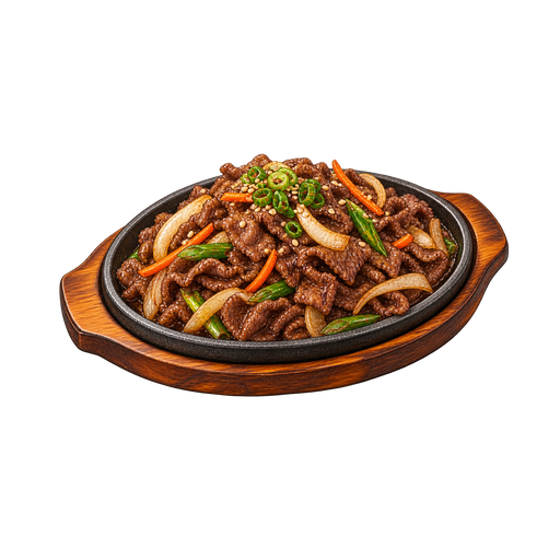 Bulgogi sticker illustration