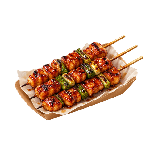 Chicken Skewers sticker illustration