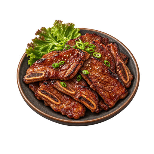 Grilled Short Ribs sticker illustration