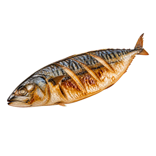 Grilled Mackerel sticker illustration