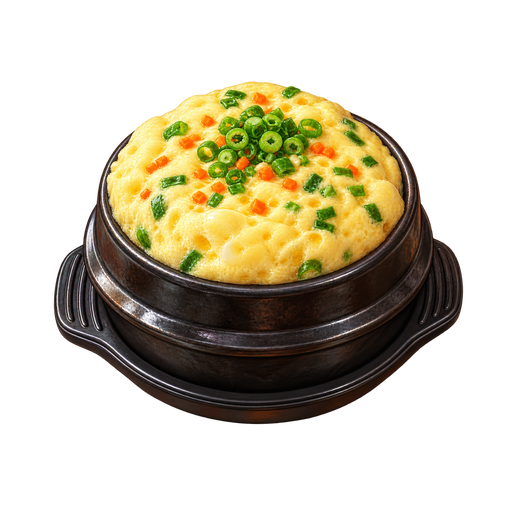 Steamed Egg sticker illustration