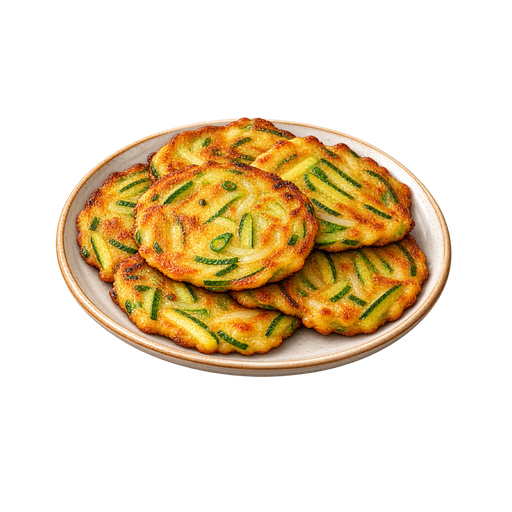 Zucchini Pancake sticker illustration