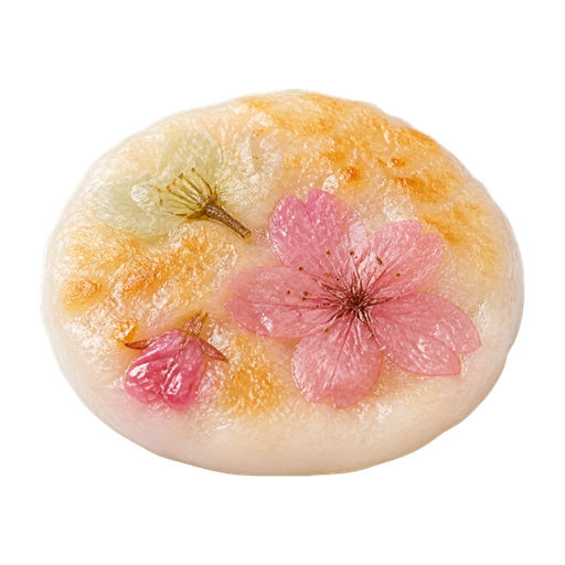 Flower Rice Cake sticker illustration