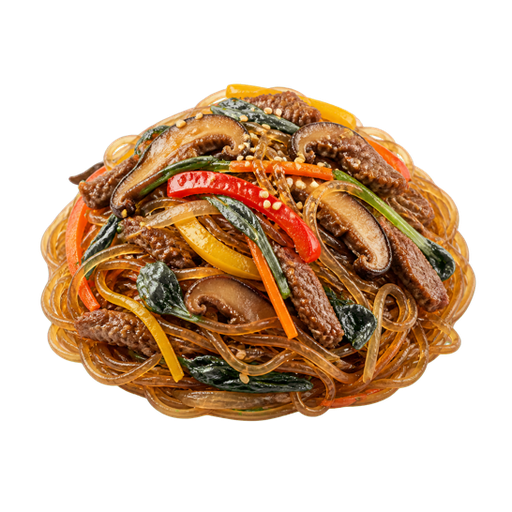 Japchae sticker illustration
