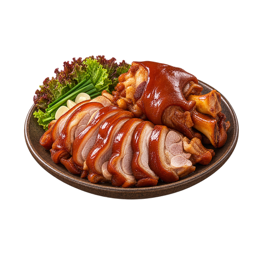 Braised Pig's Feet sticker illustration