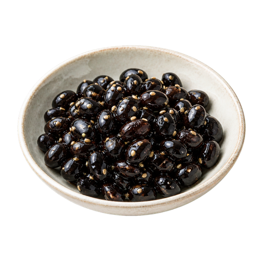 Seasoned Black Soybeans sticker illustration
