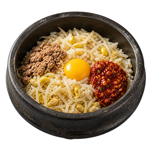 Soybean Sprout Rice sticker illustration