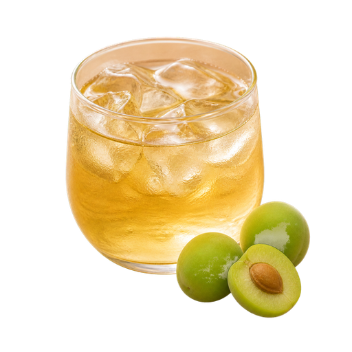 Green Plum Tea sticker illustration