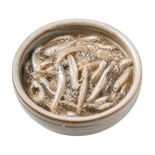 Salted Anchovy sticker illustration