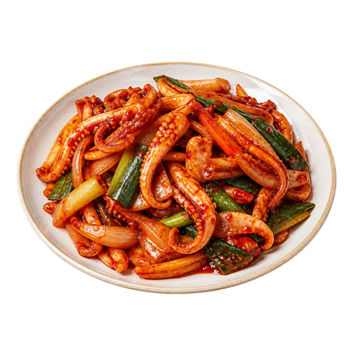 Spicy Stir-Fried Squid sticker illustration