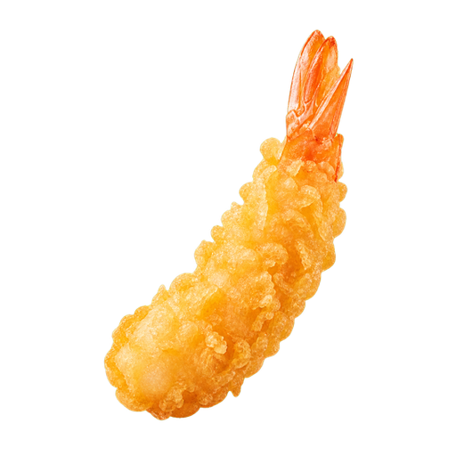 Fried Shrimp sticker illustration
