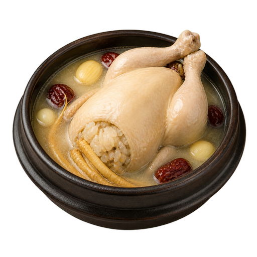 Ginseng Chicken Soup sticker illustration