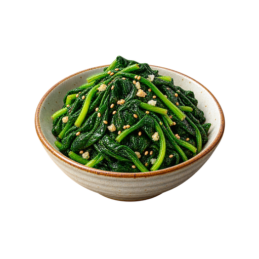 Seasoned Spinach sticker illustration