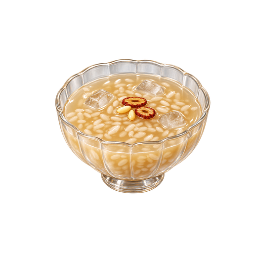 Sweet Rice Drink sticker illustration
